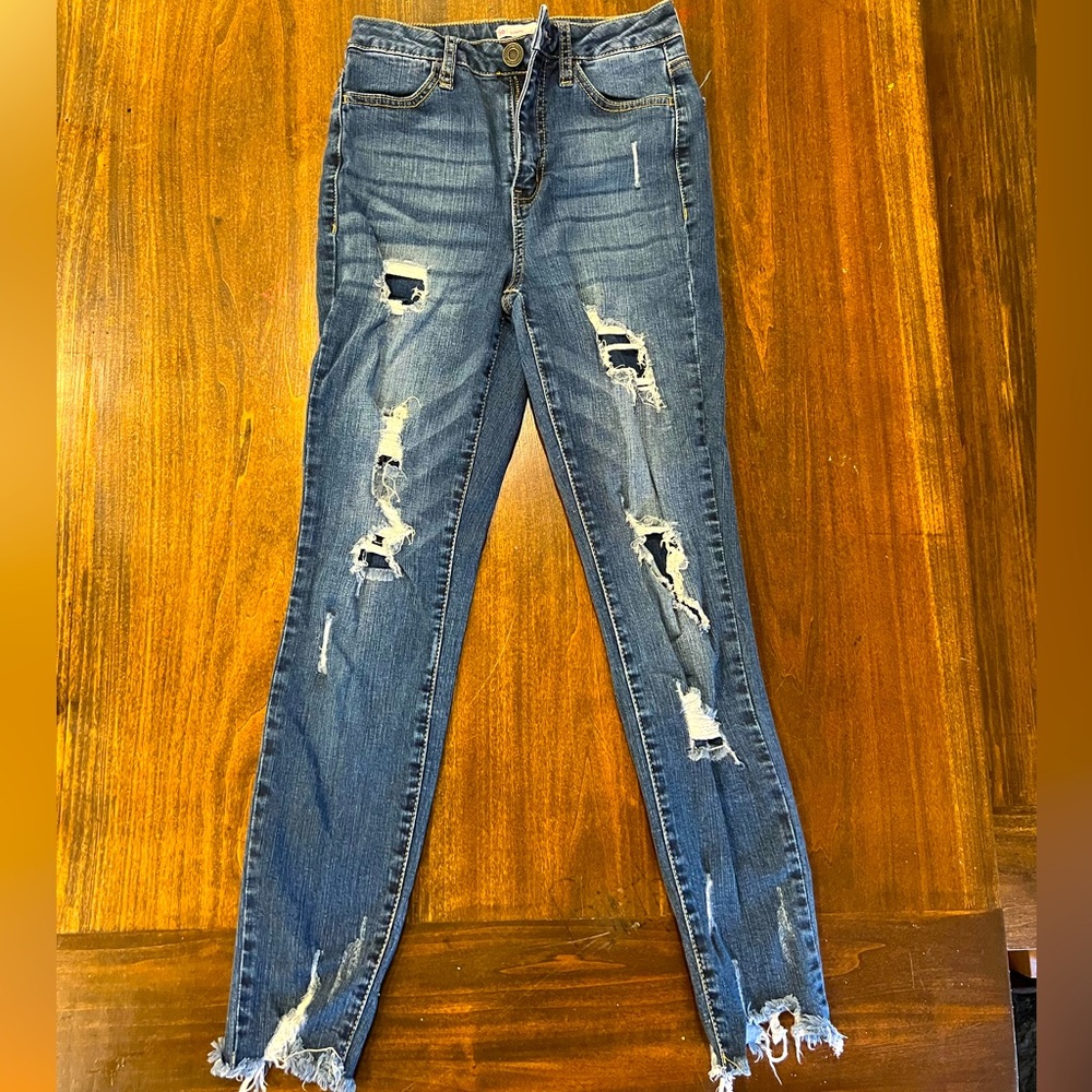 SO ultimate high rise ankle Jeggings